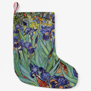 Van Gogh Schwertlilien Impressionistisches Gemälde Kleiner Weihnachtsstrumpf