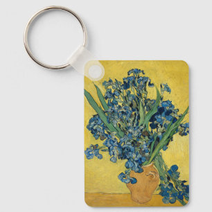Van Gogh Schwertlilien - Kräftige Blaue und Gelbe  Schlüsselanhänger