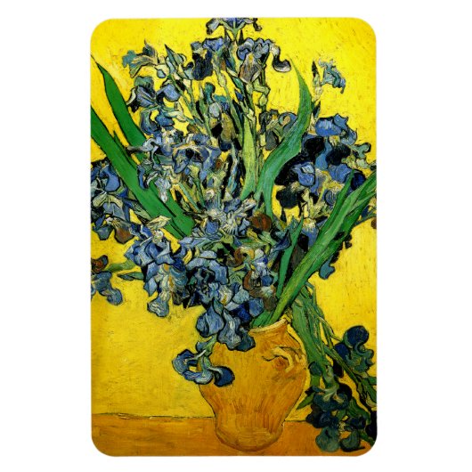Van Gogh: Schwertlilien Magnet (Vertikal)
