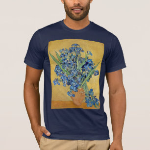 Van Gogh Schwertlilien-Vase Blaue Blumen Vintage K T-Shirt