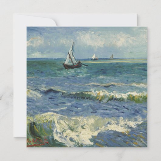 Van Gogh Seascape bei Saintes Maries de la Mer (Vorderseite)