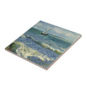 Van Gogh Seascape bei Saintes Maries de la Mer Fliese (Seite)