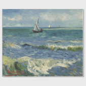 Van Gogh Seascape bei Saintes Maries de la Mer Geschenkpapier (Flach)