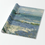 Van Gogh Seascape bei Saintes Maries de la Mer Geschenkpapier<br><div class="desc">Seascape in Saintes Maries de la Mer von Vincent van Gogh ist ein Vintages nautisches Post-Impressionismus-Gemälde mit Segelbooten auf dem Ozean mit sanften Wellen. Über den Künstler: Vincent Willem van Gogh war ein postimpressionistischer Maler,  dessen Werk durch seine raue Schönheit,  emotionale Ehrlichkeit und seine kühne Farbe besonders bemerkenswert war.</div>