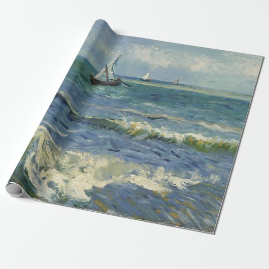 Van Gogh Seascape bei Saintes Maries de la Mer Geschenkpapier (Ungerollt)
