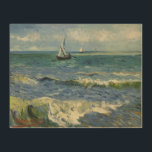 Van Gogh Seascape bei Saintes Maries de la Mer Holzleinwand<br><div class="desc">Seascape in Saintes Maries de la Mer von Vincent van Gogh ist ein Vintages nautisches Post-Impressionismus-Gemälde mit Segelbooten auf dem Ozean mit sanften Wellen. Über den Künstler: Vincent Willem van Gogh war ein postimpressionistischer Maler,  dessen Werk durch seine raue Schönheit,  emotionale Ehrlichkeit und seine kühne Farbe besonders bemerkenswert war.</div>