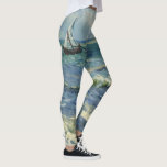 Van Gogh Seascape bei Saintes Maries de la Mer Leggings<br><div class="desc">Seascape in Saintes Maries de la Mer von Vincent van Gogh ist ein Vintages nautisches Post-Impressionismus-Gemälde mit Segelbooten auf dem Ozean mit sanften Wellen. Über den Künstler: Vincent Willem van Gogh war ein postimpressionistischer Maler,  dessen Werk durch seine raue Schönheit,  emotionale Ehrlichkeit und seine kühne Farbe besonders bemerkenswert war.</div>