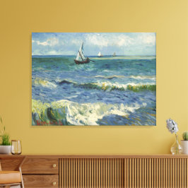 Van Gogh Seascape bei Saintes Maries de la Mer Leinwanddruck