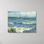 Van Gogh Seascape bei Saintes Maries de la Mer Leinwanddruck (Vorderseite)