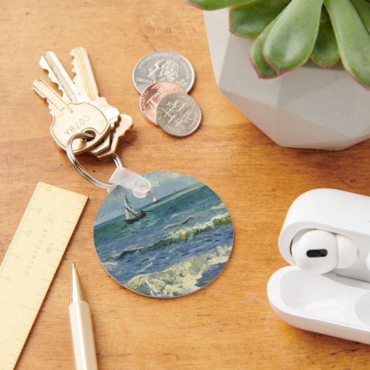 Van Gogh Seascape bei Saintes Maries de la Mer Schlüsselanhänger (Schreibtisch)