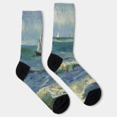 Van Gogh Seascape bei Saintes Maries de la Mer Socken (Rechts)