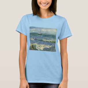 Van Gogh Seascape bei Saintes Maries de la Mer T-Shirt