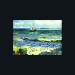 Van Gogh - Seascape bei Saintes-Maries Leinwanddruck<br><div class="desc">Kunstmalerei von Vincent van Gogh,  Seascape at Saintes-[Maries,  1888</div>