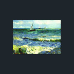 Van Gogh - Seascape bei Saintes-Maries Leinwanddruck<br><div class="desc">Kunstmalerei von Vincent van Gogh,  Seascape at Saintes-[Maries,  1888</div>