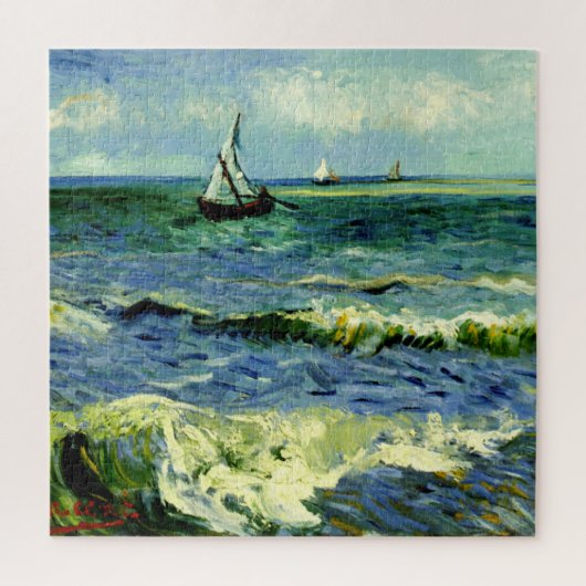 Van Gogh - Seascape bei Saintes-Maries Puzzle (Vertikal)