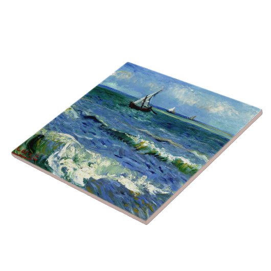 Van Gogh - Seascape Fliese (Seite)