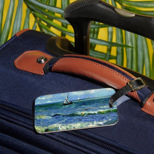 Van Gogh - Seascape Gepäckanhänger (Vorderseite Insitu 3)