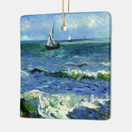 Van Gogh - Seascape Keramikornament (Links)