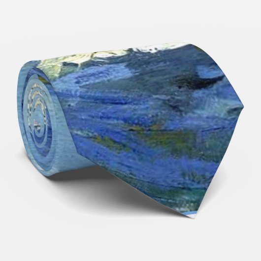 Van Gogh - Seascape Krawatte (Gerollt)