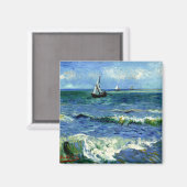 Van Gogh - Seascape Magnet (Vorderseite/Rückseite)