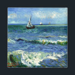 Van Gogh - Seascape Magnet<br><div class="desc">Vincent van Gogh's berühmtes Gemälde, Seascape in der Nähe von Les Saintes-Maries de la Mer.</div>