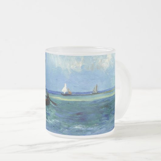 Van Gogh - Seascape Mattglastasse (VorderseiteRechts)