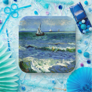 Van Gogh - Seascape Pappteller