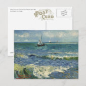 Van Gogh Seascape Post Card Postkarte (Vorne/Hinten)