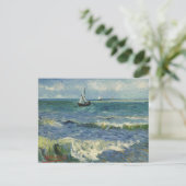 Van Gogh Seascape Post Card Postkarte (Stehend Vorderseite)