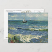 Van Gogh Seascape Post Card Postkarte (Vorne/Hinten)