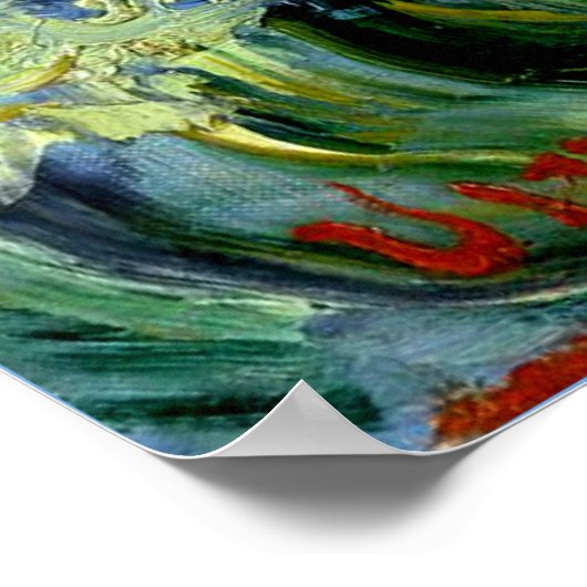 Van Gogh - Seascape Poster (Ecke)