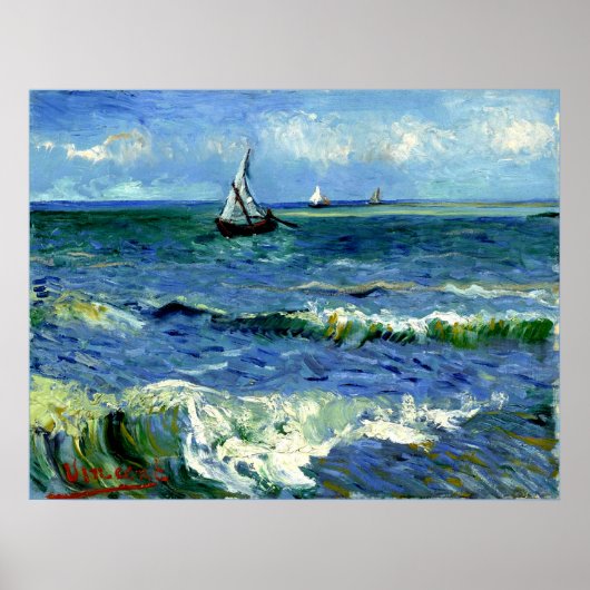 Van Gogh - Seascape Poster (Vorne)