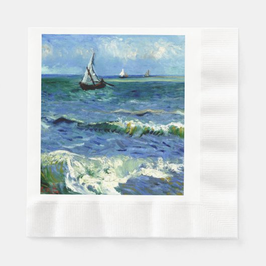 Van Gogh - Seascape Serviette (Vorderseite)