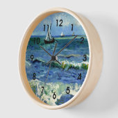 Van Gogh - Seascape Uhr (Winkel)