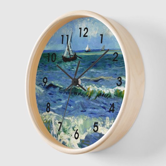Van Gogh - Seascape Uhr (Winkel)