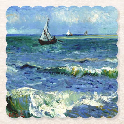 Van Gogh - Seascape Untersetzer (Vorderseite)
