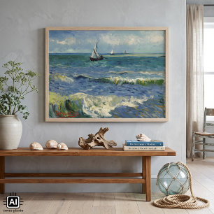 Van Gogh Seelandschaft bei Saintes Maries de la Me Poster