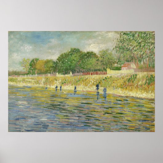 Van Gogh - Seine-Bank Poster (Vorne)