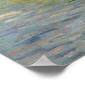 Van Gogh - Seine-Bank Poster (Ecke)