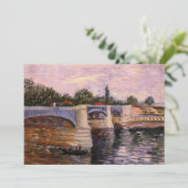 Van Gogh Seine Fluss mit Pont del Grande Jette (Stehend Vorderseite)