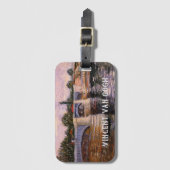 Van Gogh Seine Fluss mit Pont del Grande Jette Gepäckanhänger (Vorderseite Vertikal)