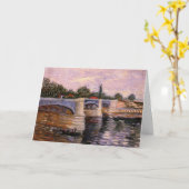 Van Gogh Seine Fluss mit Pont del Grande Jette Karte (Gelbe Blume)