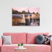Van Gogh Seine Fluss mit Pont del Grande Jette Leinwanddruck (Insitu (Wohnzimmer))