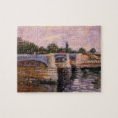 Van Gogh Seine Fluss mit Pont del Grande Jette Puzzle (Horizontal)