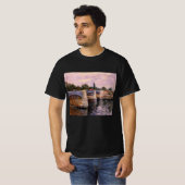 Van Gogh Seine Fluss mit Pont del Grande Jette T-Shirt (Vorne ganz)