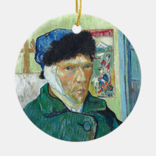 Van Gogh selbst-portrait Bandaged Ear Art Malerei Keramik Ornament