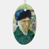 Van Gogh selbst-portrait Bandaged Ear Art Malerei Keramik Ornament (Rechts)