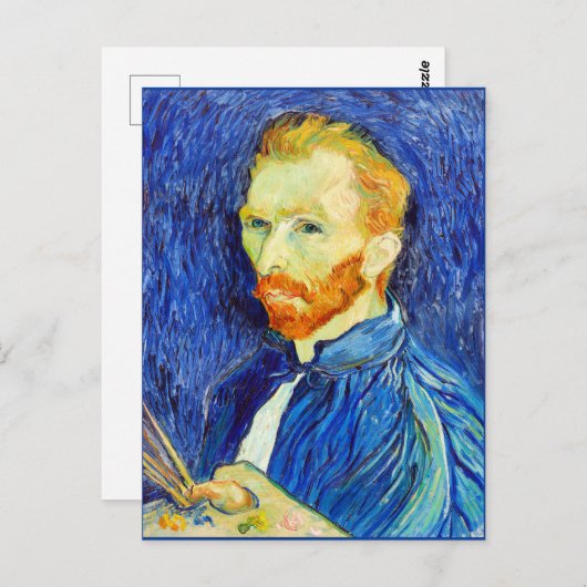 Van Gogh - Selbstportrait, 1889 (Bürsten und Stutz Postkarte (Vorne/Hinten)