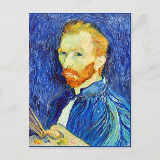 Van Gogh - Selbstportrait, 1889 (Bürsten und Stutz Postkarte (Vorderseite)