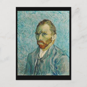 Van Gogh, Selbstportrait, Art Post Card Postkarte